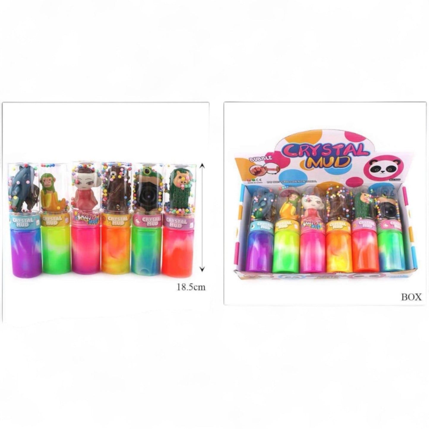 6PCS DISPLAY SLIME ITALIAN BRAINROT ANIMALS ANV-0066
