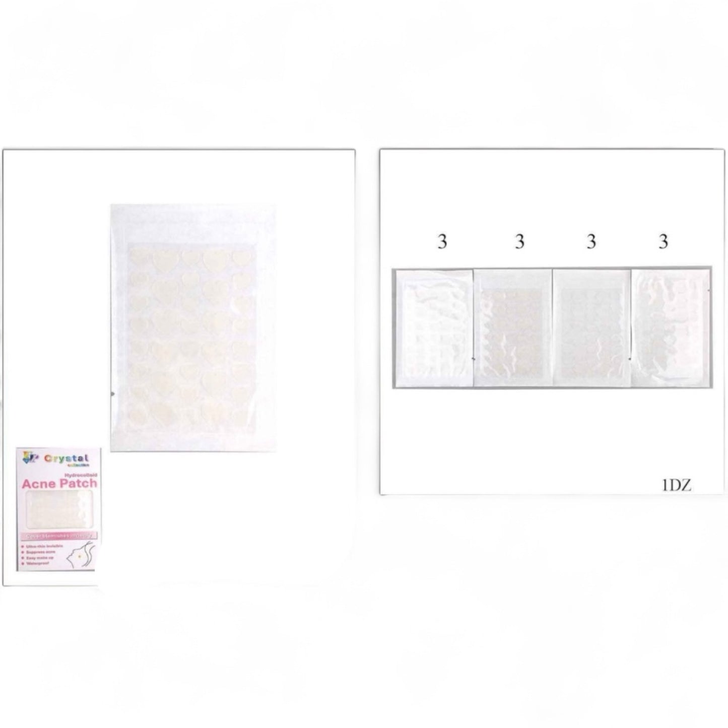 12PCS PACK CLEAR PIMPLE PATCHES KNV -9439
