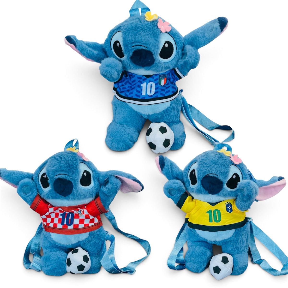 Blue Guy Fifa Plush Backpack