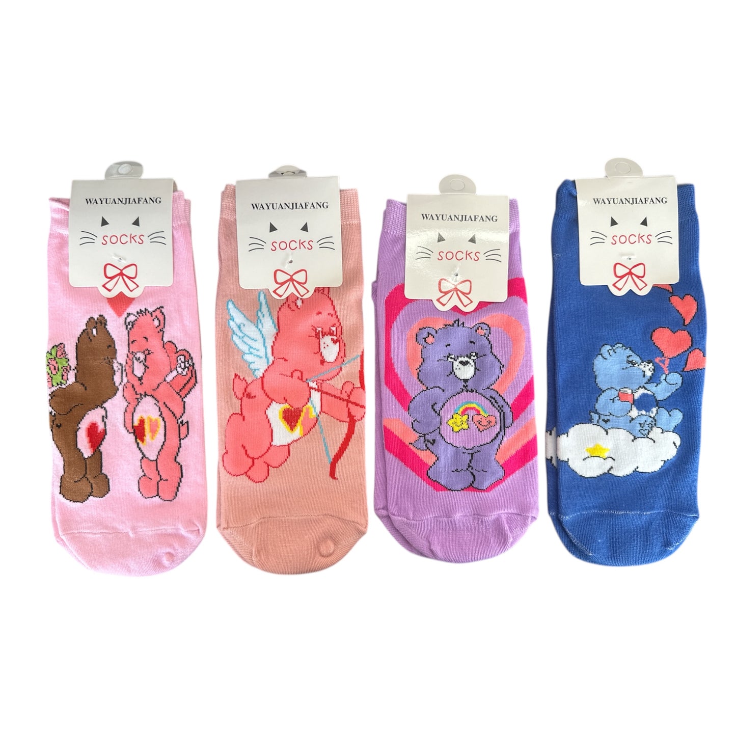 12PCS PACK MOOD BEARS SOCKS VCB