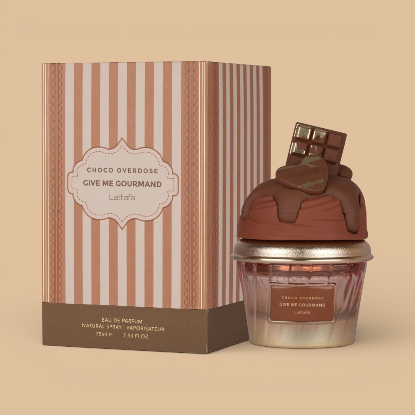 2PCS LATTAFA CHOCO OVERDOSE TOP 2.53 FL.OZ PERFUME