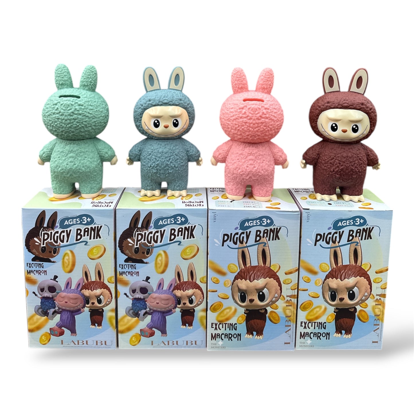 6PCS MIX MONSTER PIGGY BANK 2760