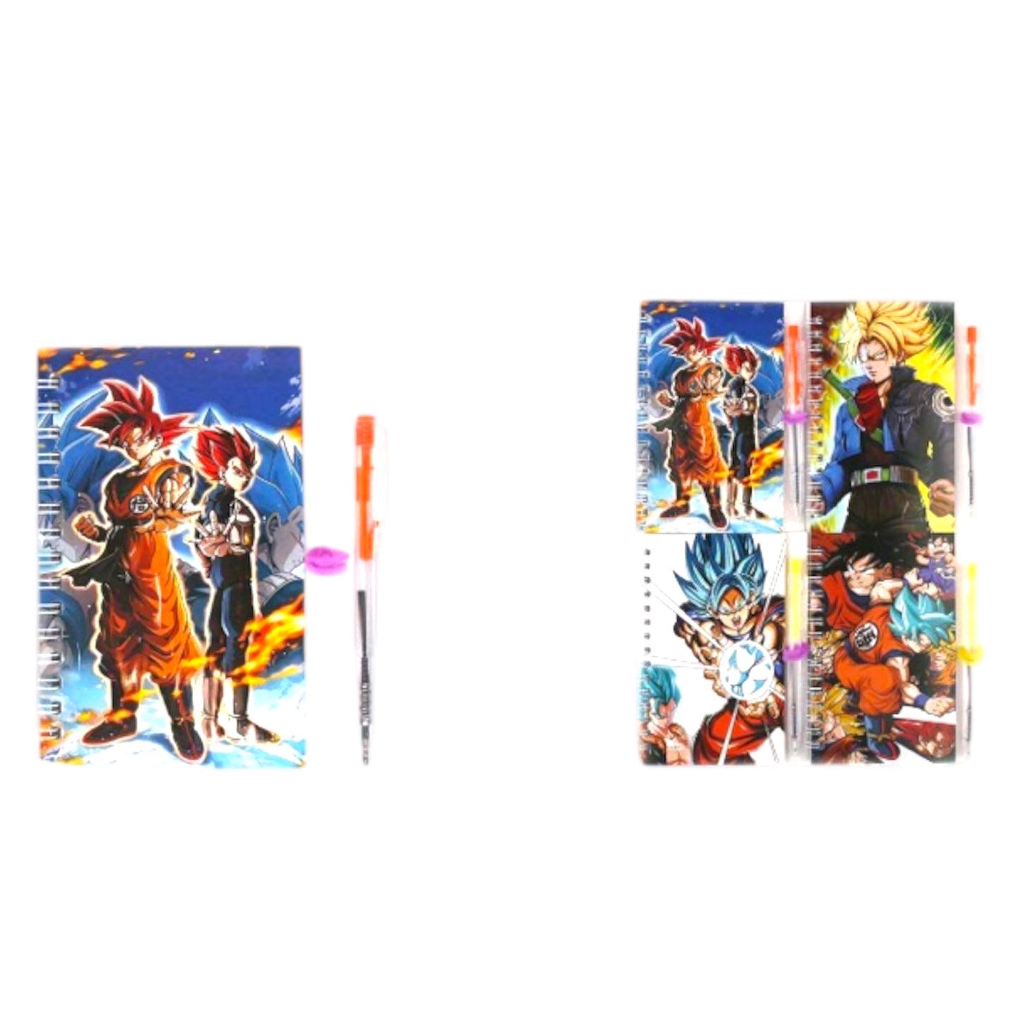 12PCS PACK DBZ NOTEBOOK + PEN 8387