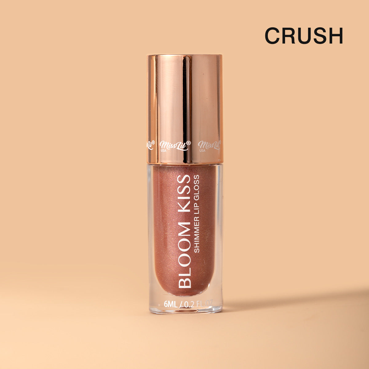 MISS LIL USA BLOOM KISS CRUSH SHIMMERS GLOSS 6 PCS