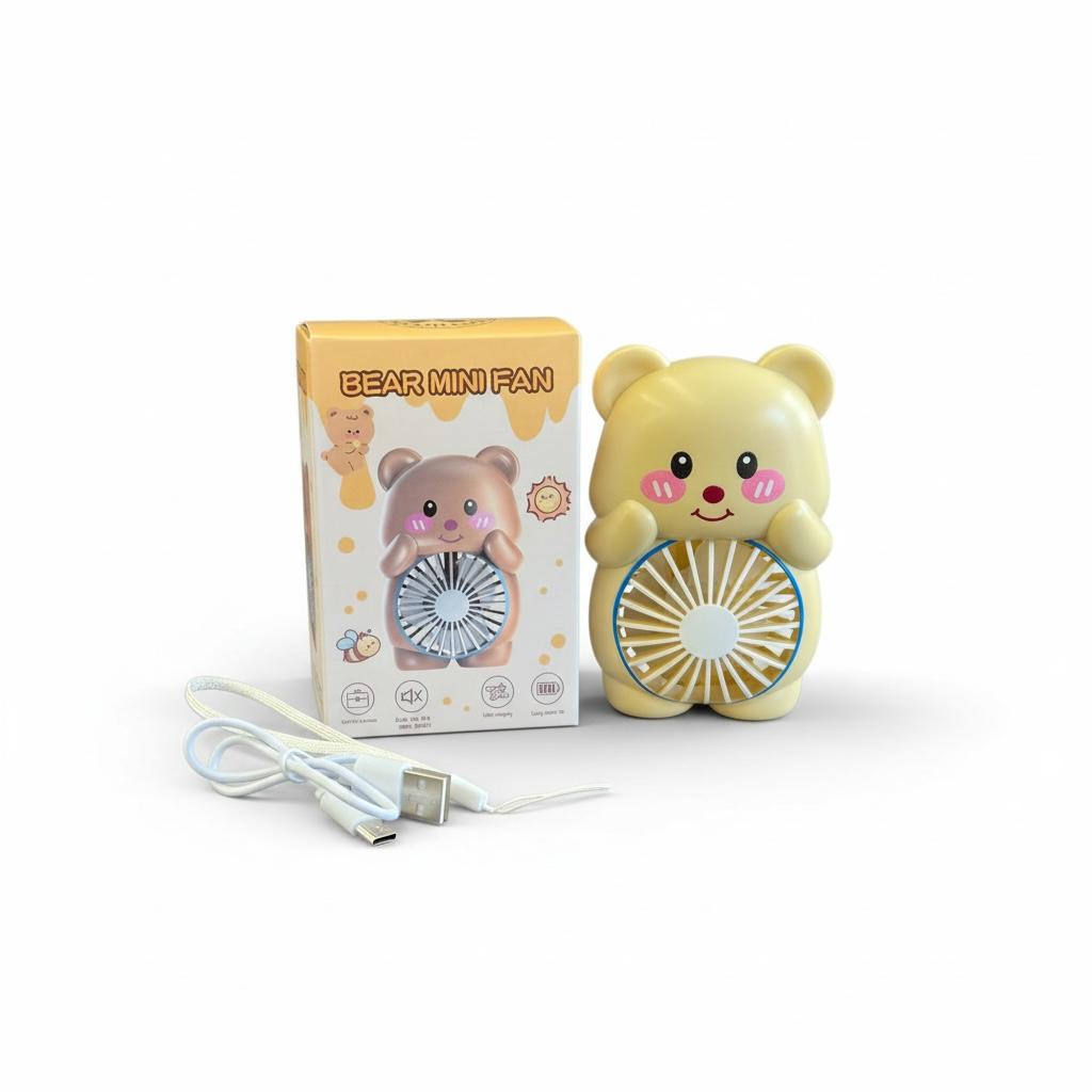 6PCS PORTABLE BEAR FAN SD-70