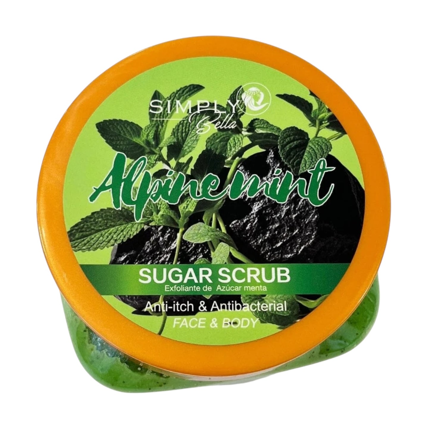 3PCS SIMPLY BELLA ALPINEMINT SUGAR SCRUB SIB1004