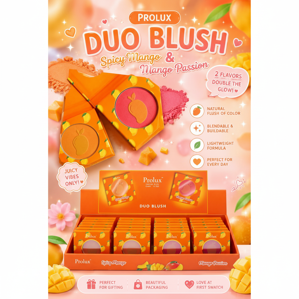 24PCS DISPLAY PROLUX DUO BLUSH K-673