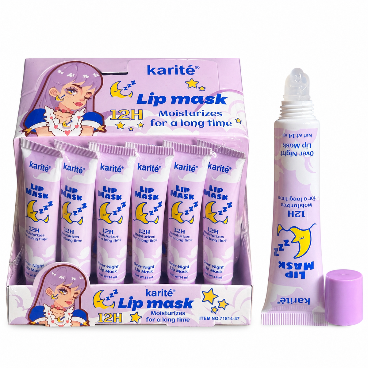 Mascarilla labial hidratante Karite