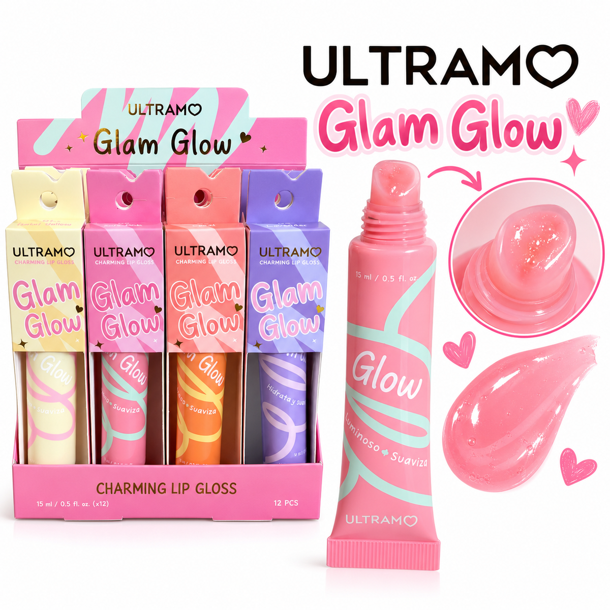 Brillo labial Ultramo Glam Glow Swirl