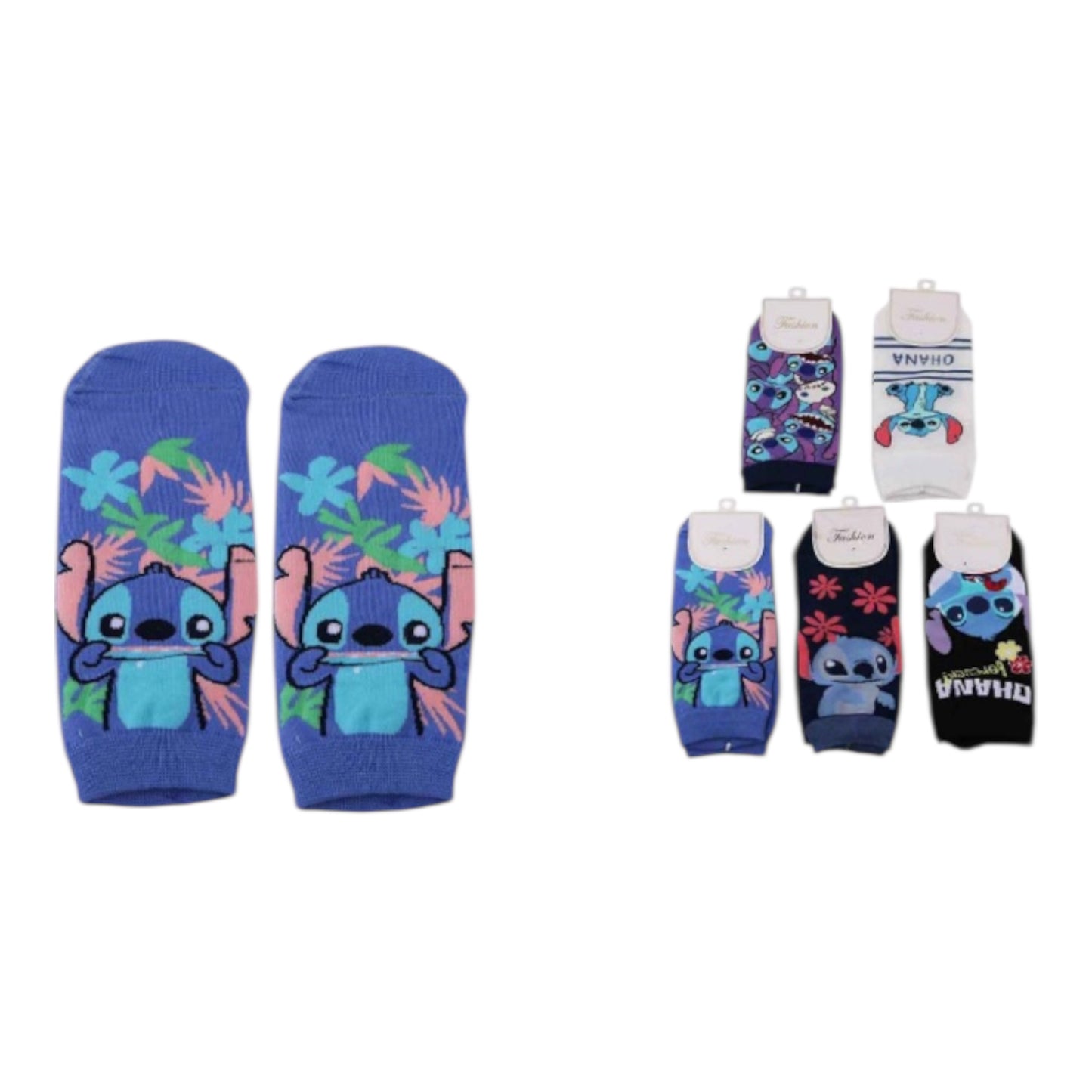 12PCS OHANA BLUE ST SOCKS DNV-3048