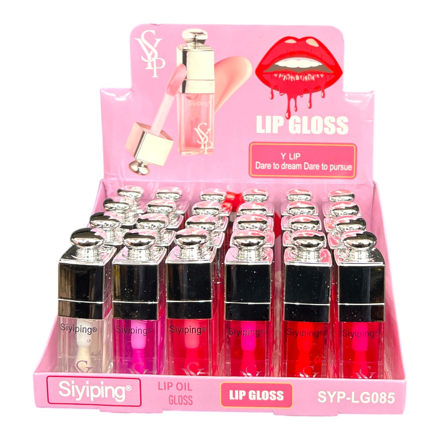 24PCS DISPLAY SIYIPING LIP OIL GLOSS SYP-LG085