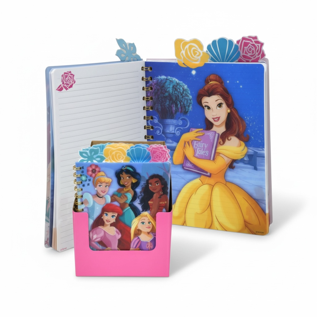12PCS PRINCESS 4 TAB POLY JOURNAL #716796PR