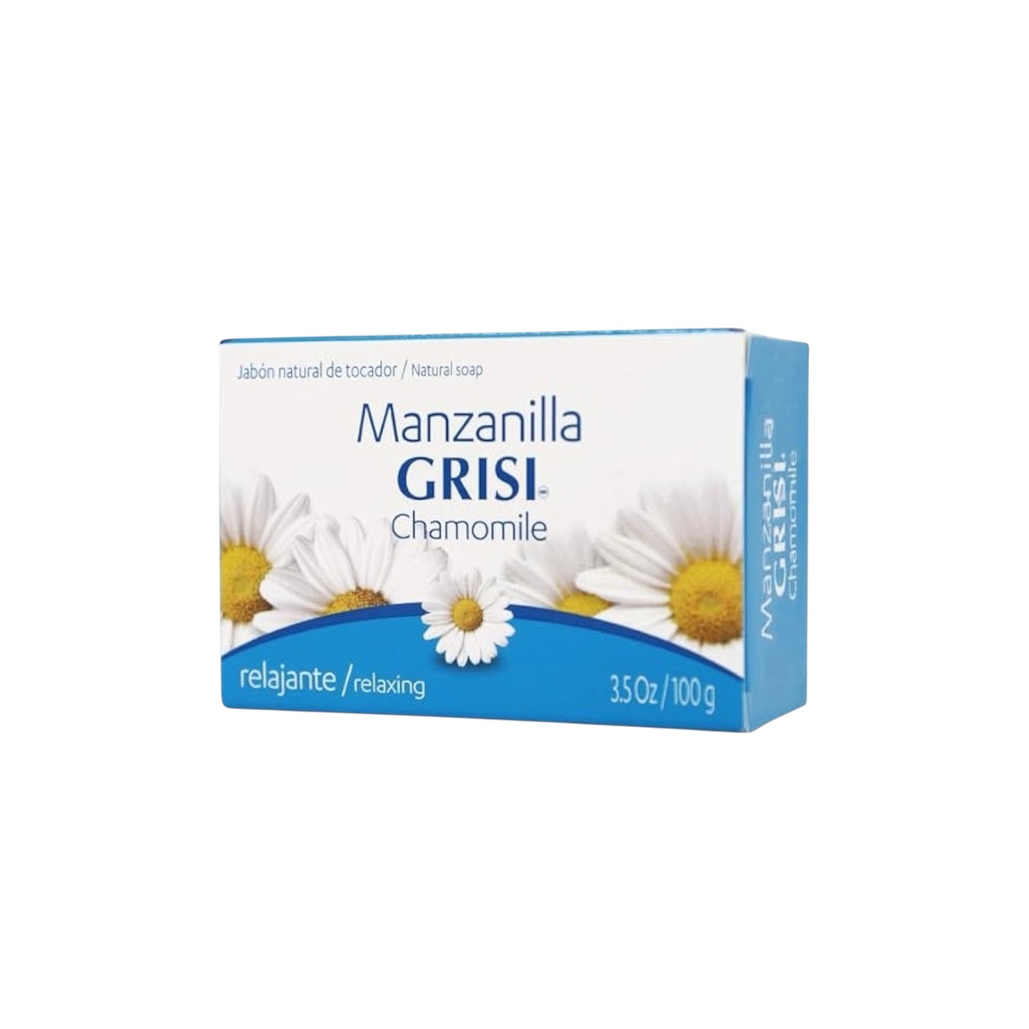 6PCS GRIS JABÓN MANZANILLA RELAJANTE JABON DE TOCADOR 0001