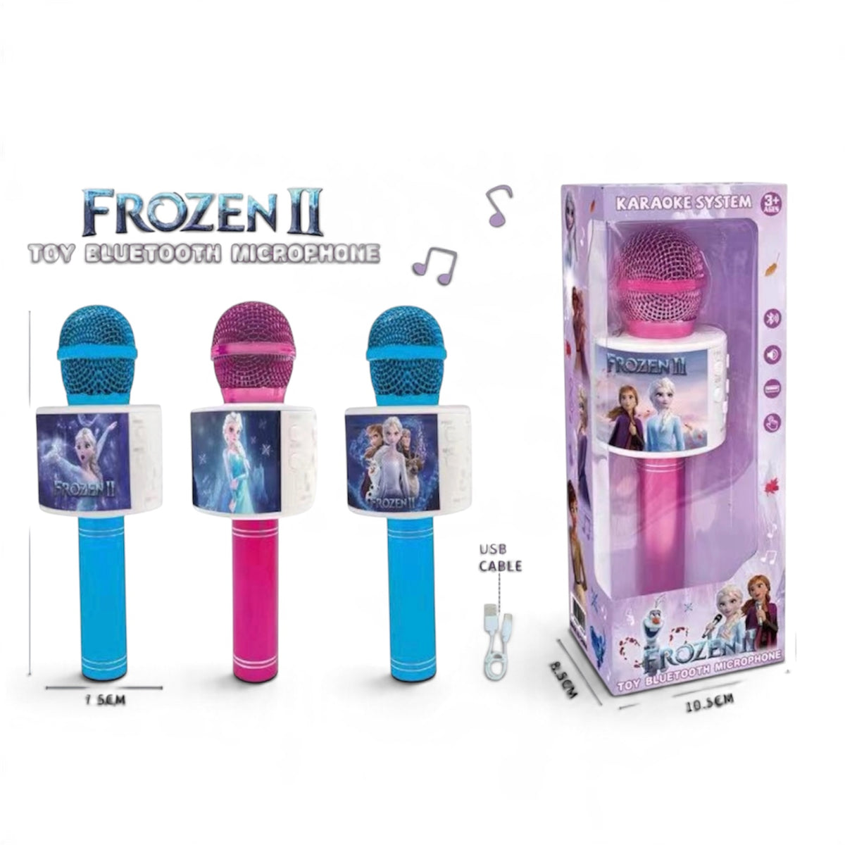 Ice Sisters Karaoke Bluetooth Microphone