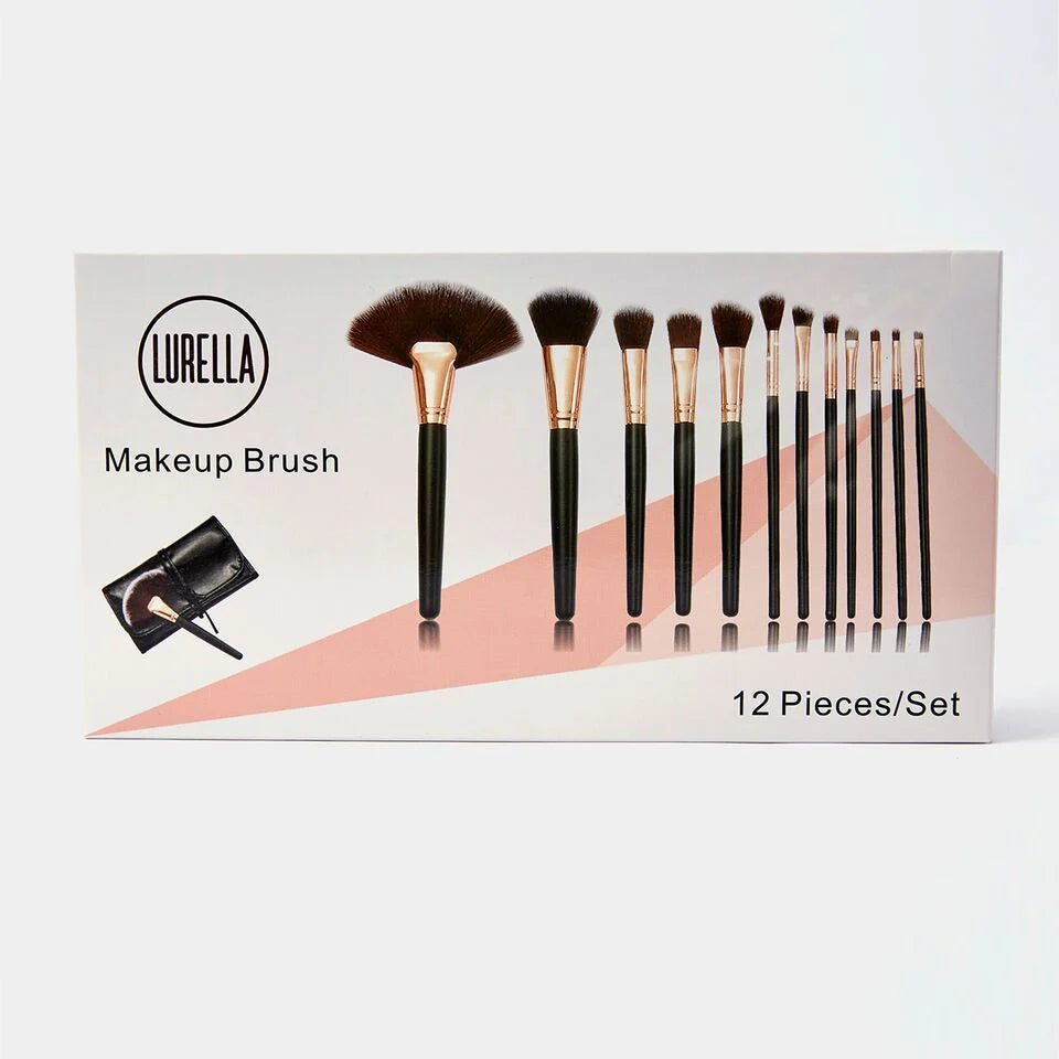 2PCS LURELLA STAY GLAM 12PCS BRUSHES SET 8577