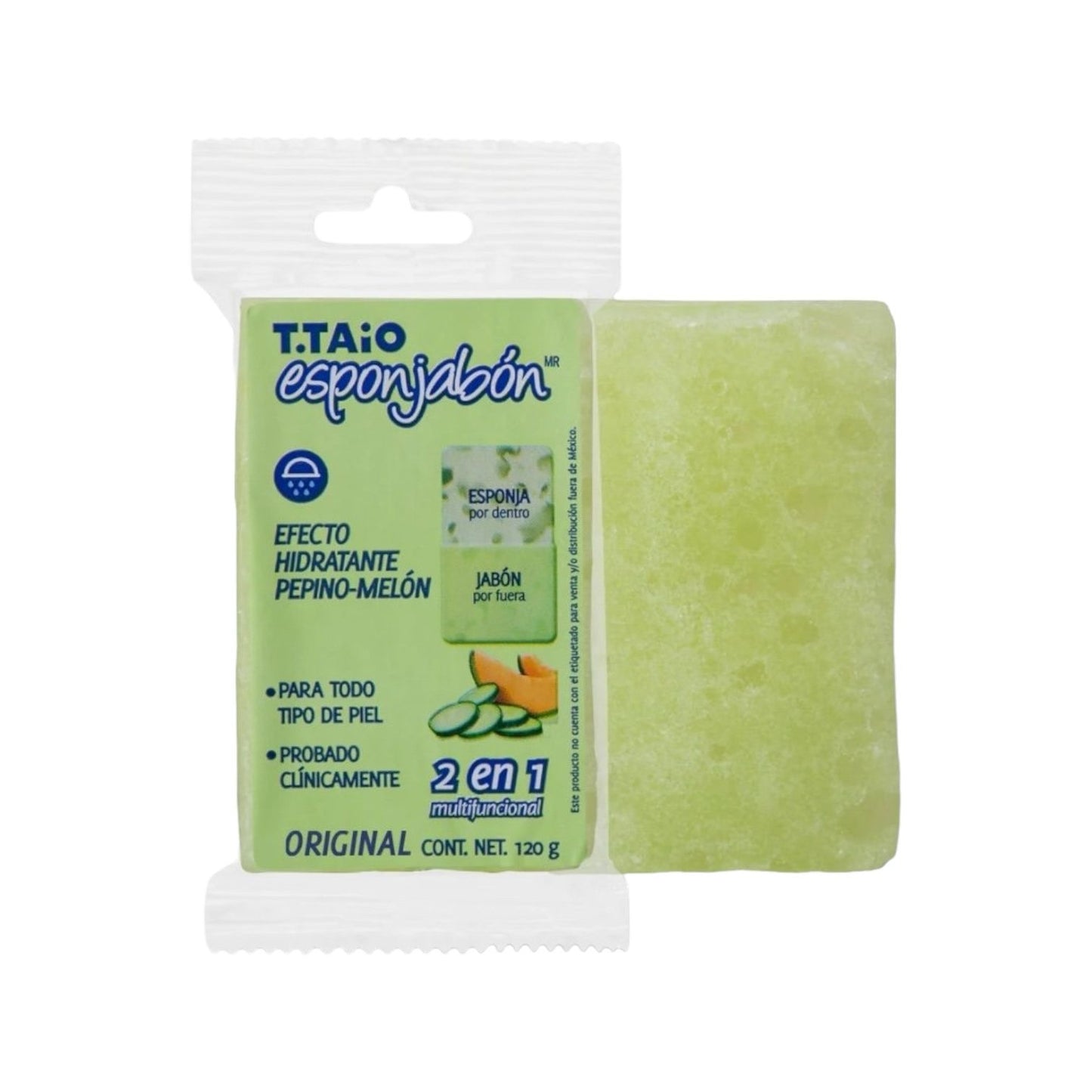 6PCS T.TAIO ESPONJABON CUCUMBER / MELON PEPINO 5885