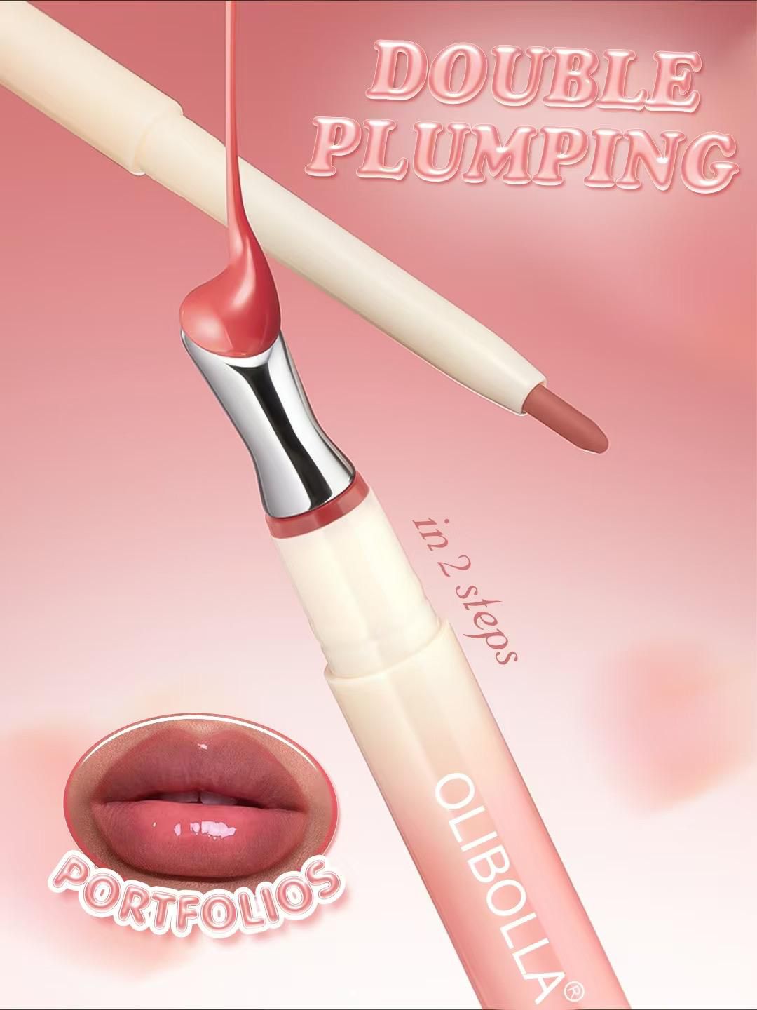OLIBOLLA LIP PLUMPER GLOSSY PLUMP 48PCS DISPLAY LA-L244