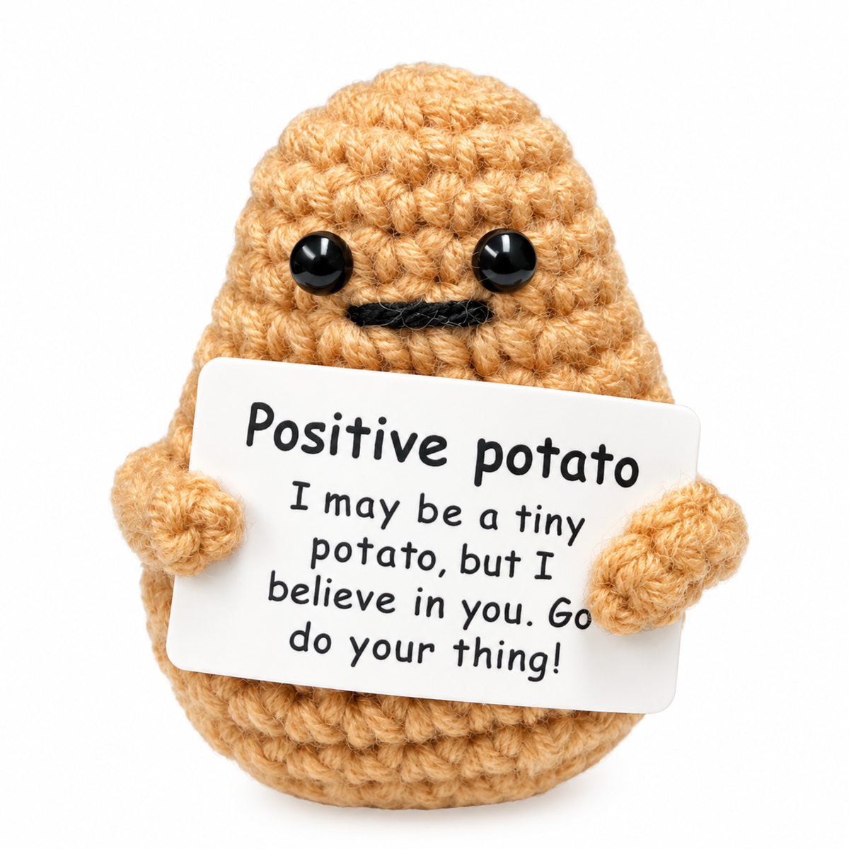 Peluche de patata positiva