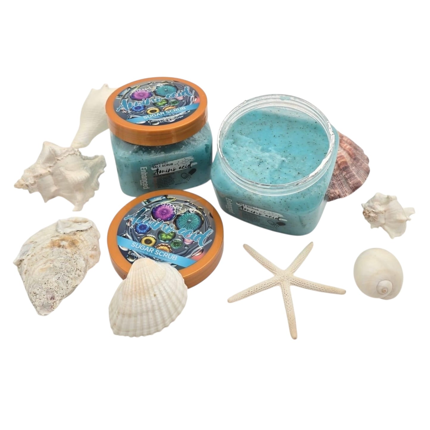 3PCS SIMPLY BELLA AMINO ACID SUGAR SCRUB SIB1007