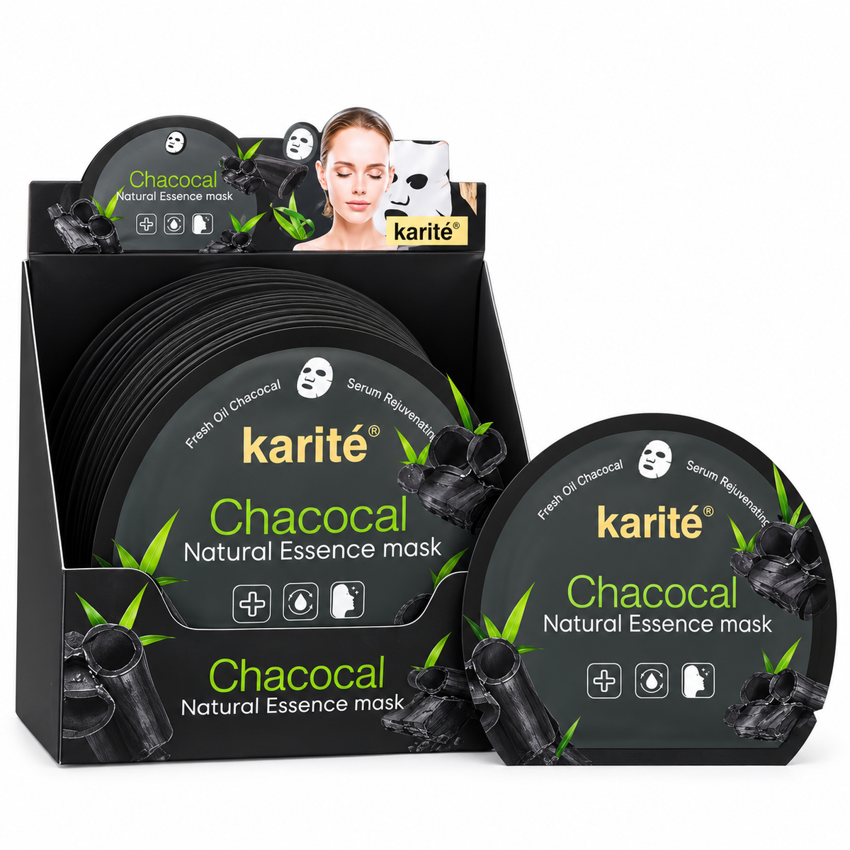 Karite Charcoal Face Sheet Mask