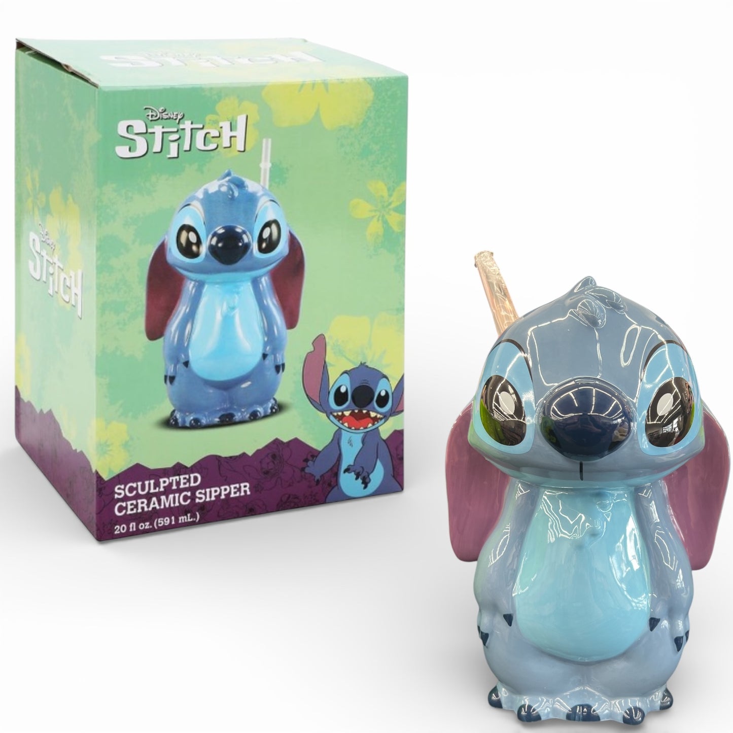 3PCS STICH SCULPTED CERAMIC SIPPER VKA76X0DSC