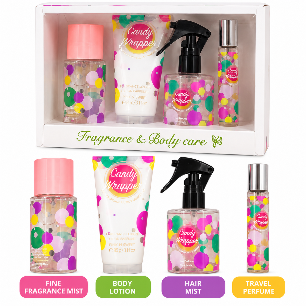 Pamper Me Fragance Candy Wrapper
