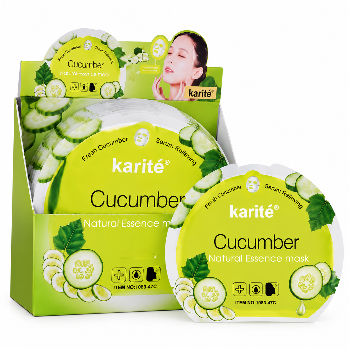 Karite Cucumber Face Sheet Mask