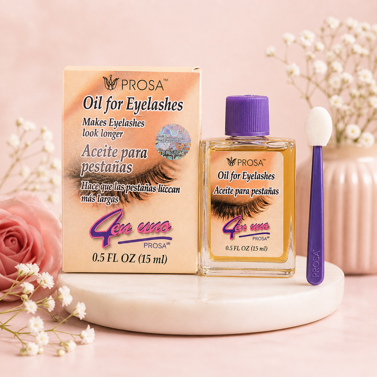 4PCS PROSA LASH GROWTH OIL
