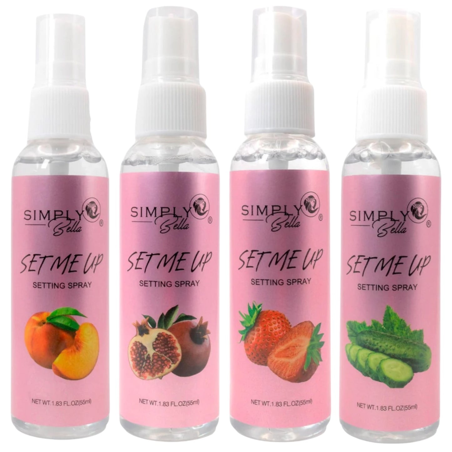 12PCS DISPLAY SIMPLY BELLA SET ME UP SETTING SPRAY S056
