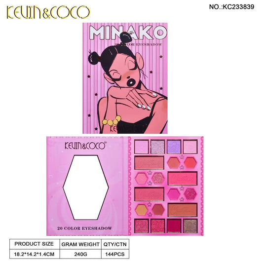 KEVIN AND COCO MINAKO PINK PALETTE KC233822 R134