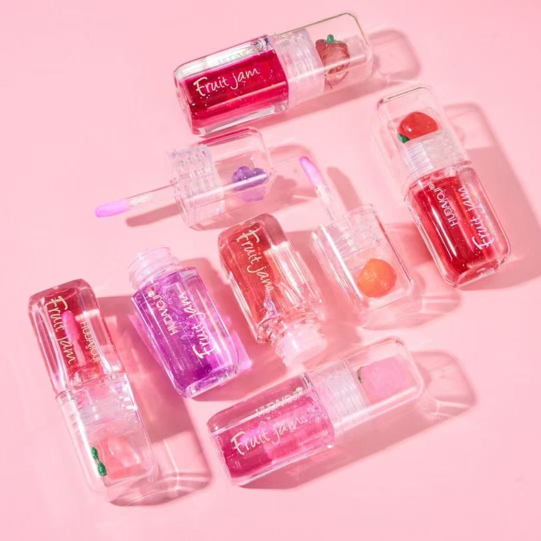 24PCS DISPLAY HUDAVIOJI LIP GLOSS LG-009