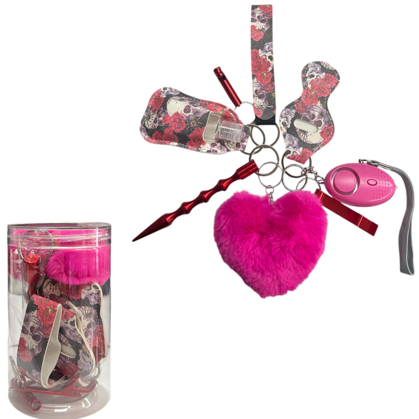 2PCS SKULLS AND ROSES SAFETY KIT 9 PCS #12