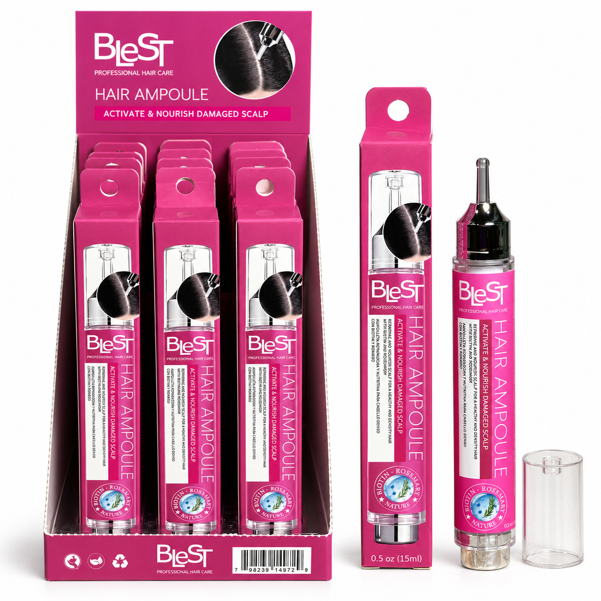 Blest Hair Ampoule Active & Nourish Damage Scalp