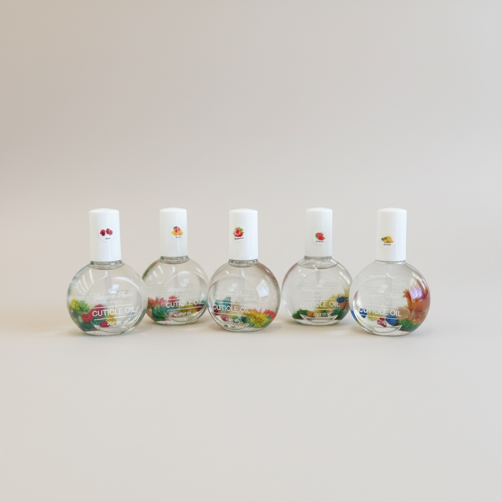 5PCS UNIQUE GLAM COSMETICS SCENTED CUTICLE OIL