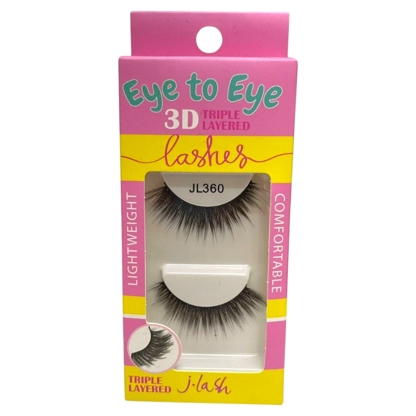 6PCS PACK J LASH EYE TO EYE TRIPLE LAYERED LASHES JL360