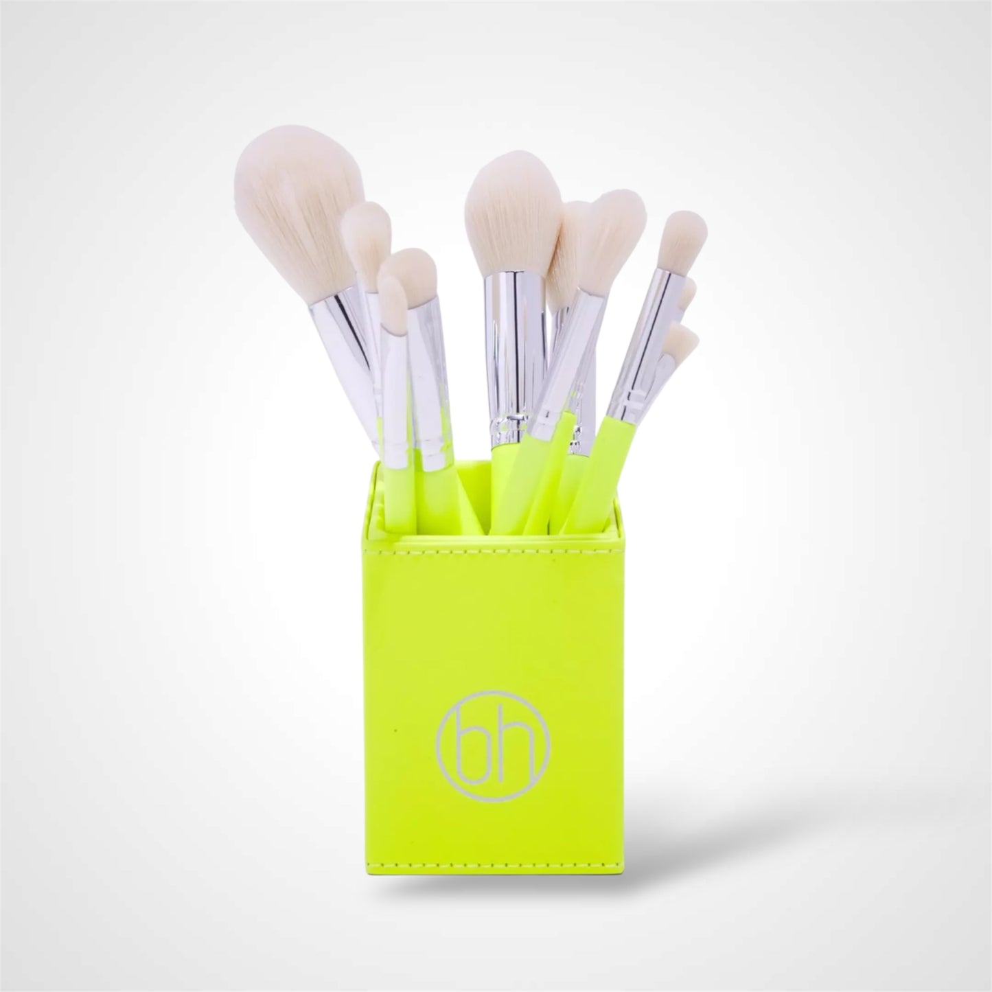 2PCS BH COSMETICS YELLOW NEON 13PCS BRUSH SET 068