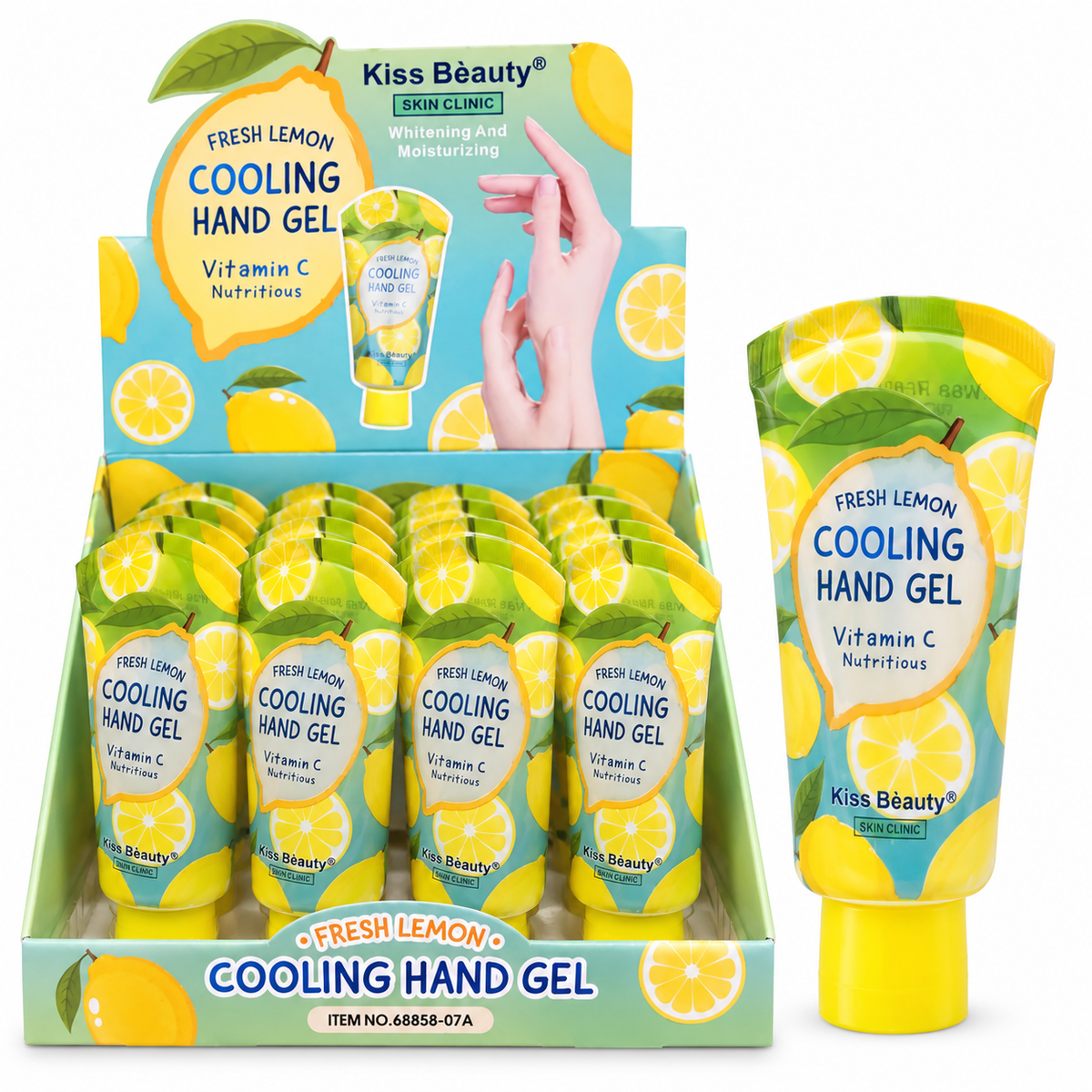 Gel de manos refrescante con vitamina C de Kiss Beauty