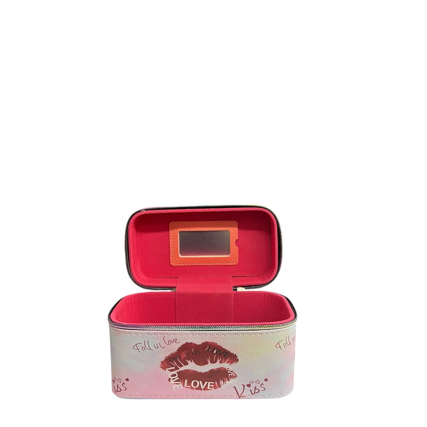 FALL IN LOVE 3 PCS CARRY ON MAKEUP BOX