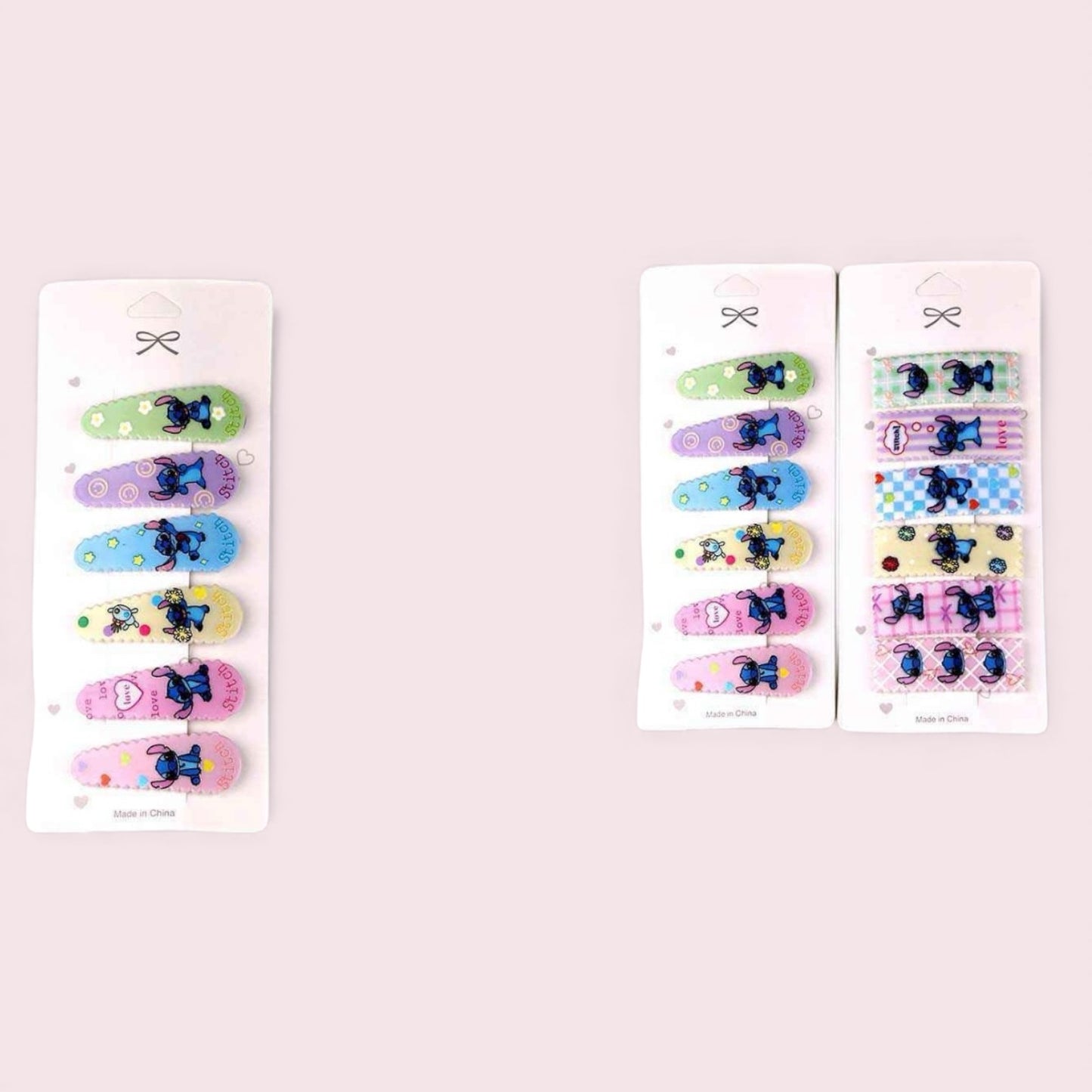 12PCS PACK BLUE GUY SMALL SNAP ON CLIPS YBR-1891