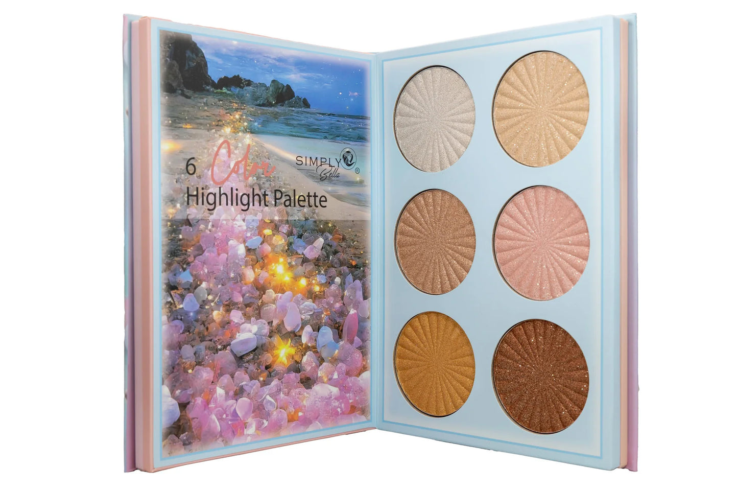 2PCS SET SIMPLY BELLA COQUETTE BOOK PALETTE S087
