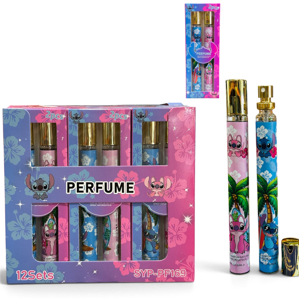 Blue Guy + Pink Girl Duo 2pcs Perfume Set