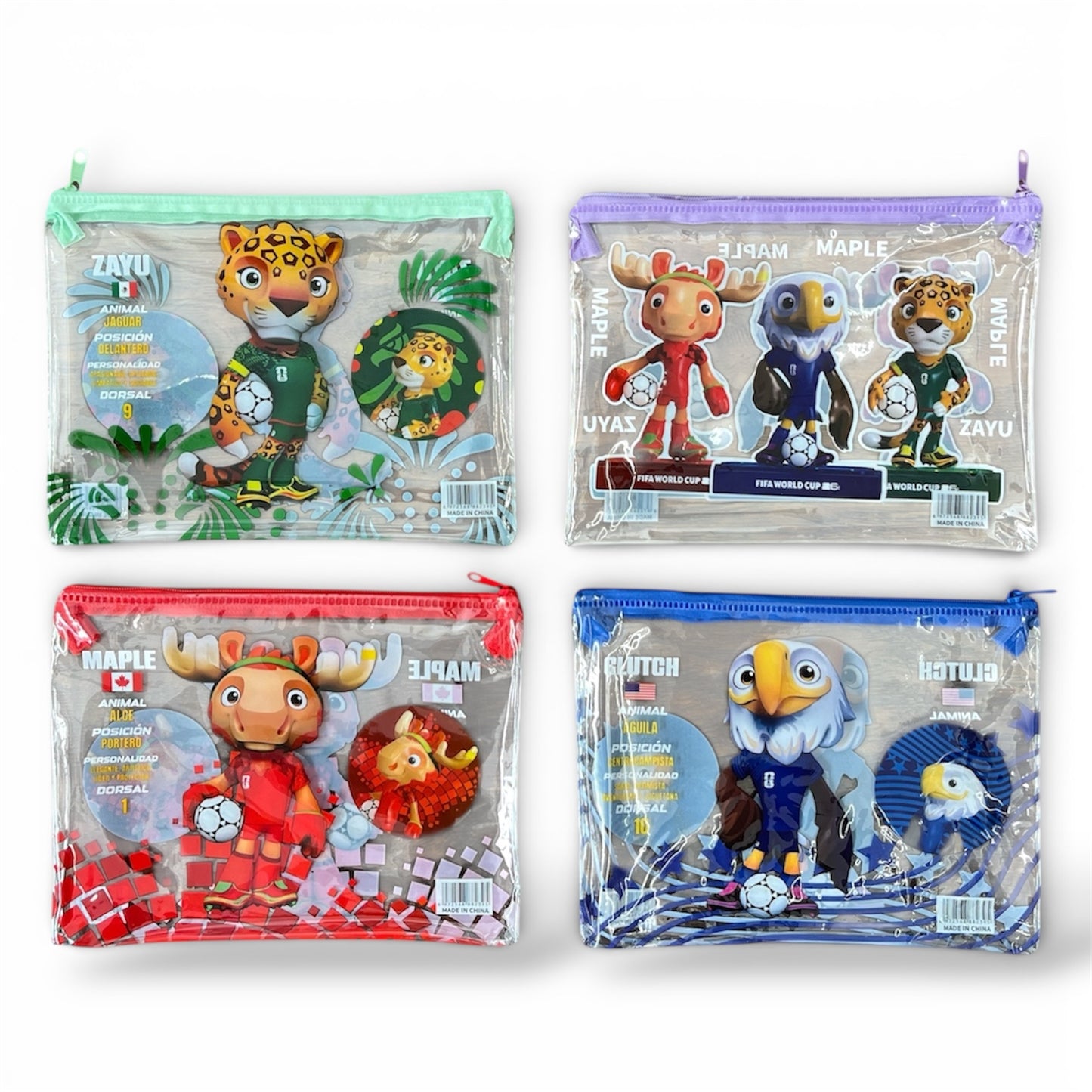 12PCS PACK FIFA WORLD CUP CLEAR BAGS 147FA