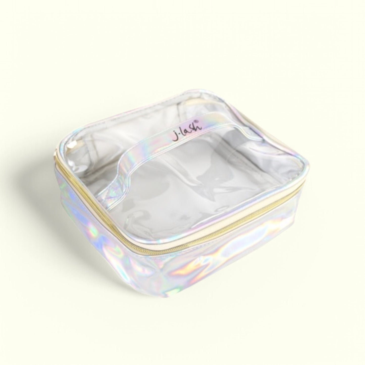 2PCS JLASH HOLOGRAPHIC SILVER MAKE UP BAG MB60