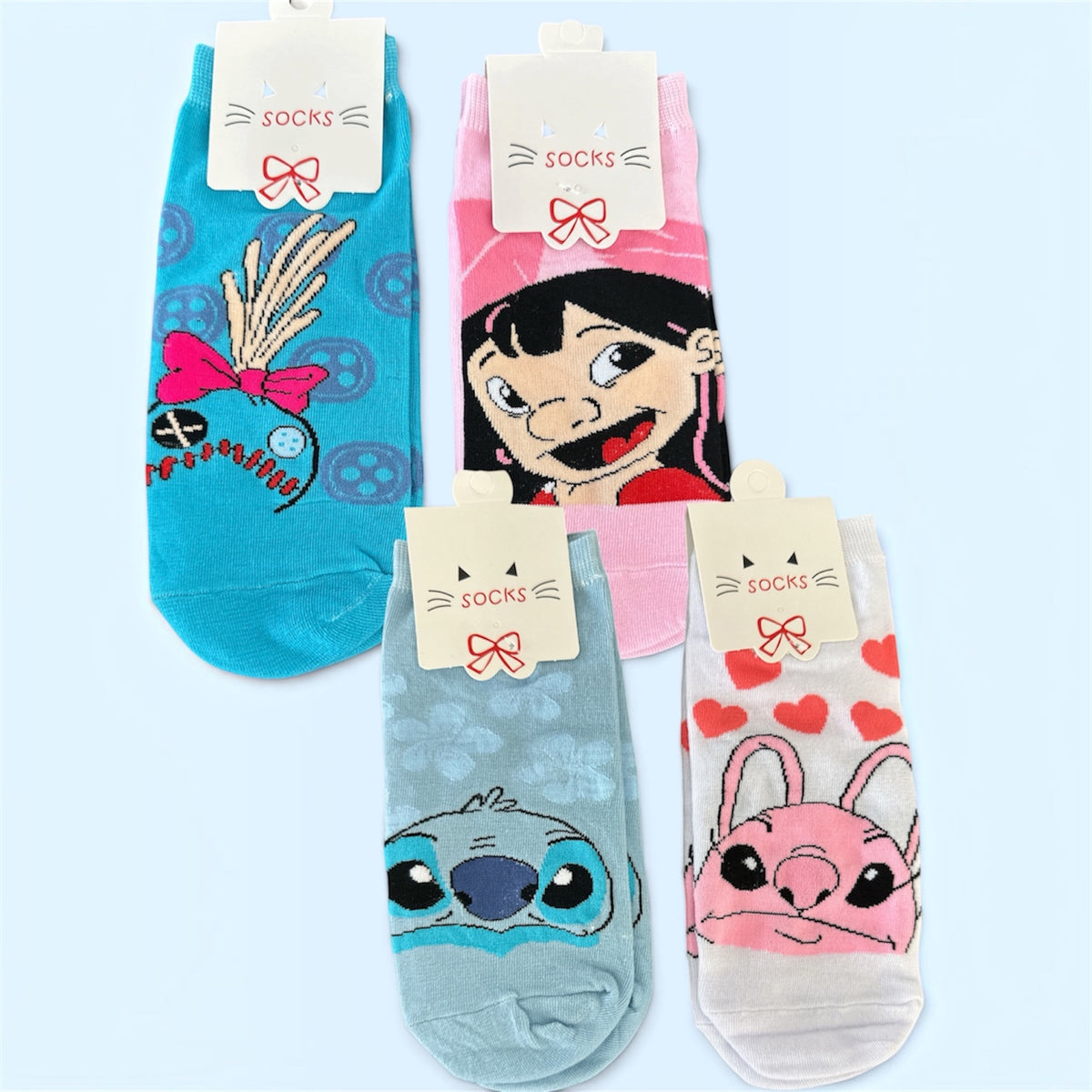 12PCS PACK BLUE GUY & FRIENDS ANKLE SOCKS S25