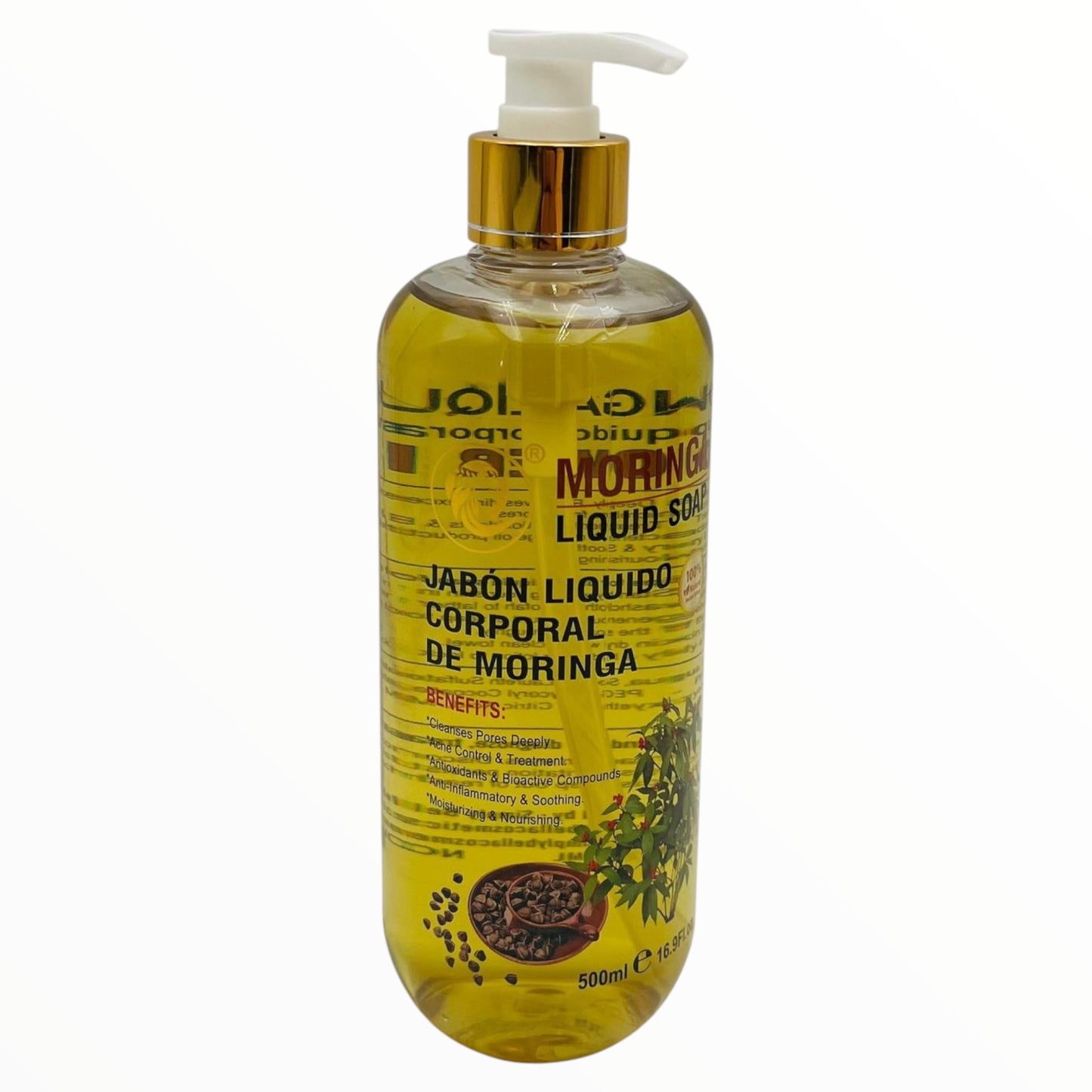 JABON LÍQUIDO CORPORAL DE MORINGA