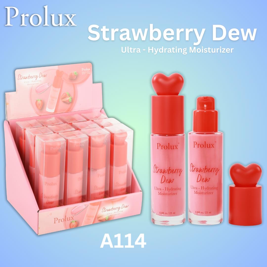 12PCS DISPLAY PROLUX STRAWBERRY DEW MOISTURIZER A-114