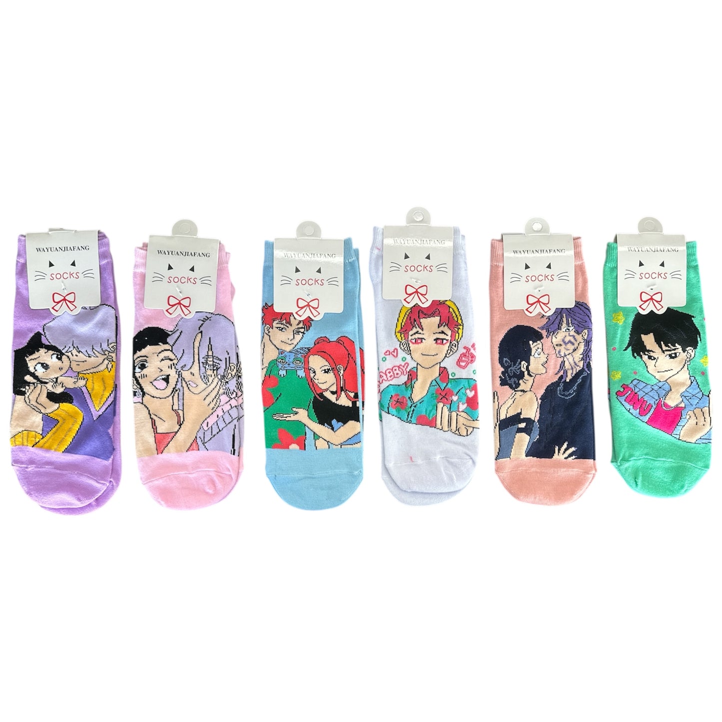 12PCS PACK K POP AND FRIENDS SOCKS KP-2