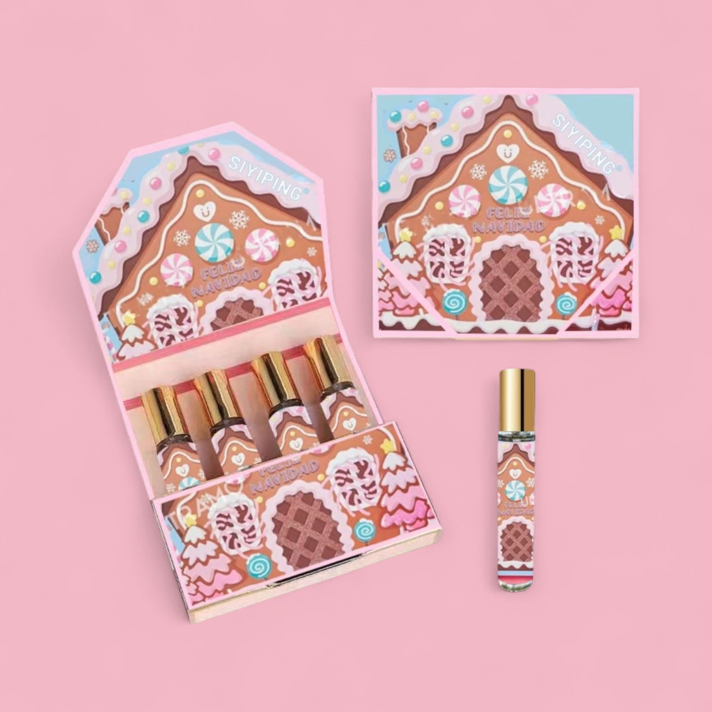 6 SETS SIYIYPING FELIZ NAVIDAD PERFUME SET OF 4 SYP-PF76