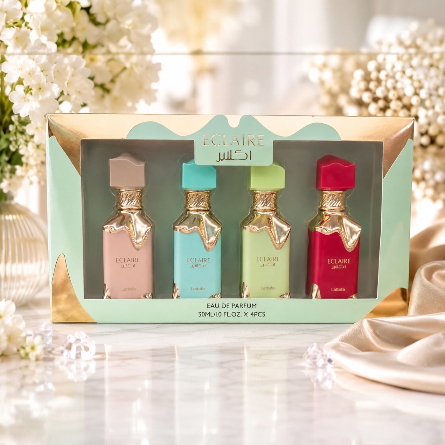2PCS GREEN E DUPE 4 DIFFERENT COLOR PERFUME DUO SETS 9129