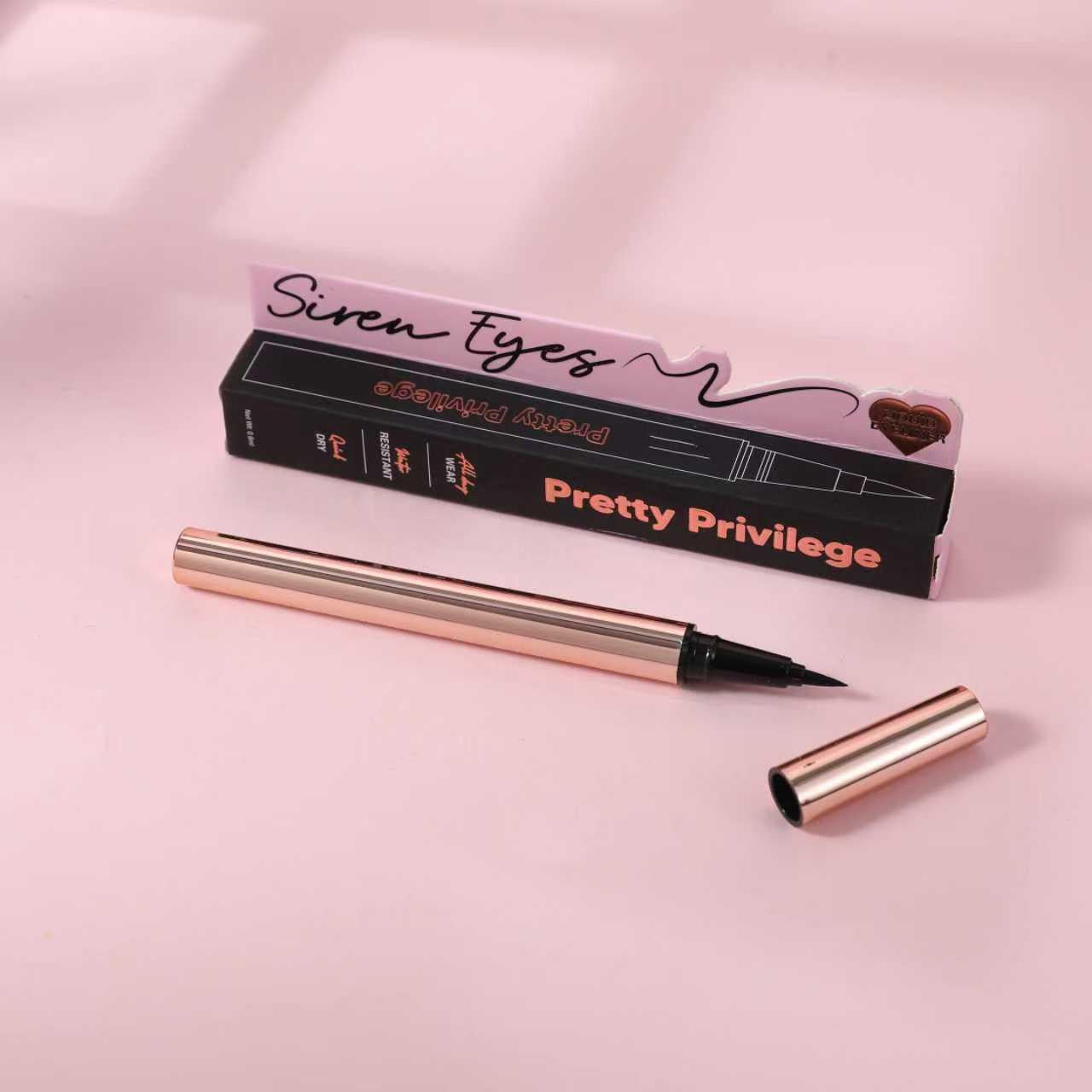 24PCS DISPLAY PRETTY PRIVILEGE SIREN EYES LIQUID EYELINER PLB1